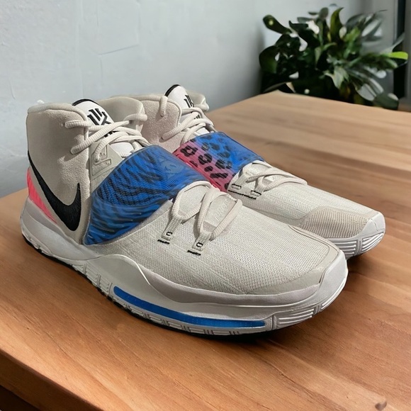 KYRIE ERVIN NIKE 6 Animal Print Mens Sneakers Size 12 Suede Leather Auth… - Picture 17 of 17